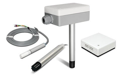 HVAC Humidity and temperature transmitter sensor