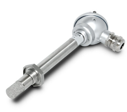 vr-d-capteur-compact-resistant-a-la-pression, Compact sensor with robust head,Druckfester Industriesensor für Feuchte und Temperatur