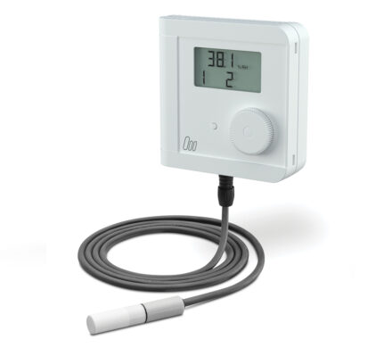 Electronic hygrostat with remote sensor,Elektronischer Hygrothermostat bis 125°C,Hygrothermostat électronique